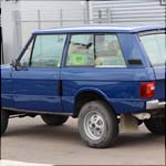 Blue Range Rover DBE53K at the Silverstone Classic 2013