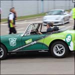 MG Midget at the Silverstone Classic 2013