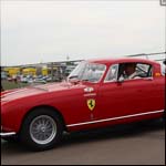Red Ferrari at the Silverstone Classic 2013