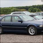 E38 BMW 7 Series at the Silverstone Classic 2013