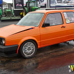 Orange VW Golf Mk2 - Ross Chisholm-Brown - VWDRC