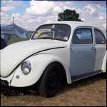 White VW Beetle WRA941L