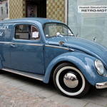 Blue VW Beetle Panel Van Z-1154