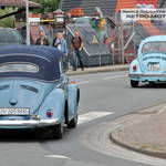 Blue VW Oval Cabriolet ZH-205888