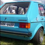 Blue VW Golf Mk1 LS Swallowtail KRK648P