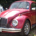 Red VW Beetle UJU2