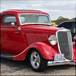 Red Ford Hot Rod