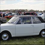 White Ford Cortina Mk2